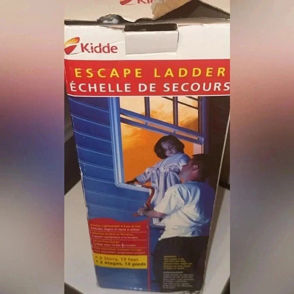 NWT KIDDE Emergency 2 Story, 13 Feet Long, Escape Ladder 1,000 lb Load Capacity - Picture 1 of 6